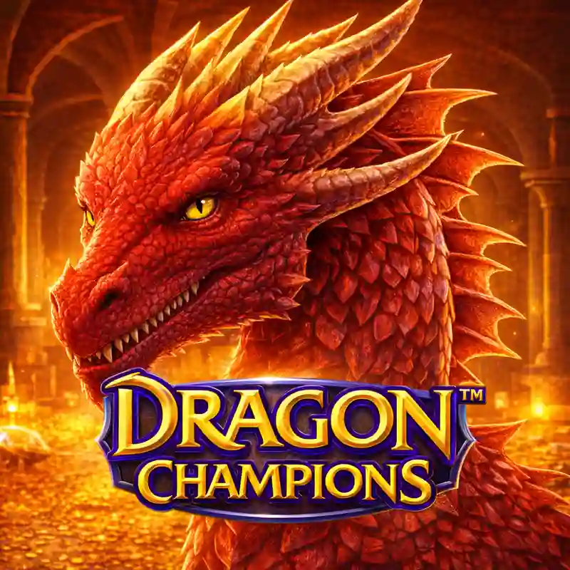 Dragon Champions slot game interface
